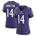 Zennovawear Kyle Hamilton Baltimore Ravens Women's Team Game Jersey - Purple