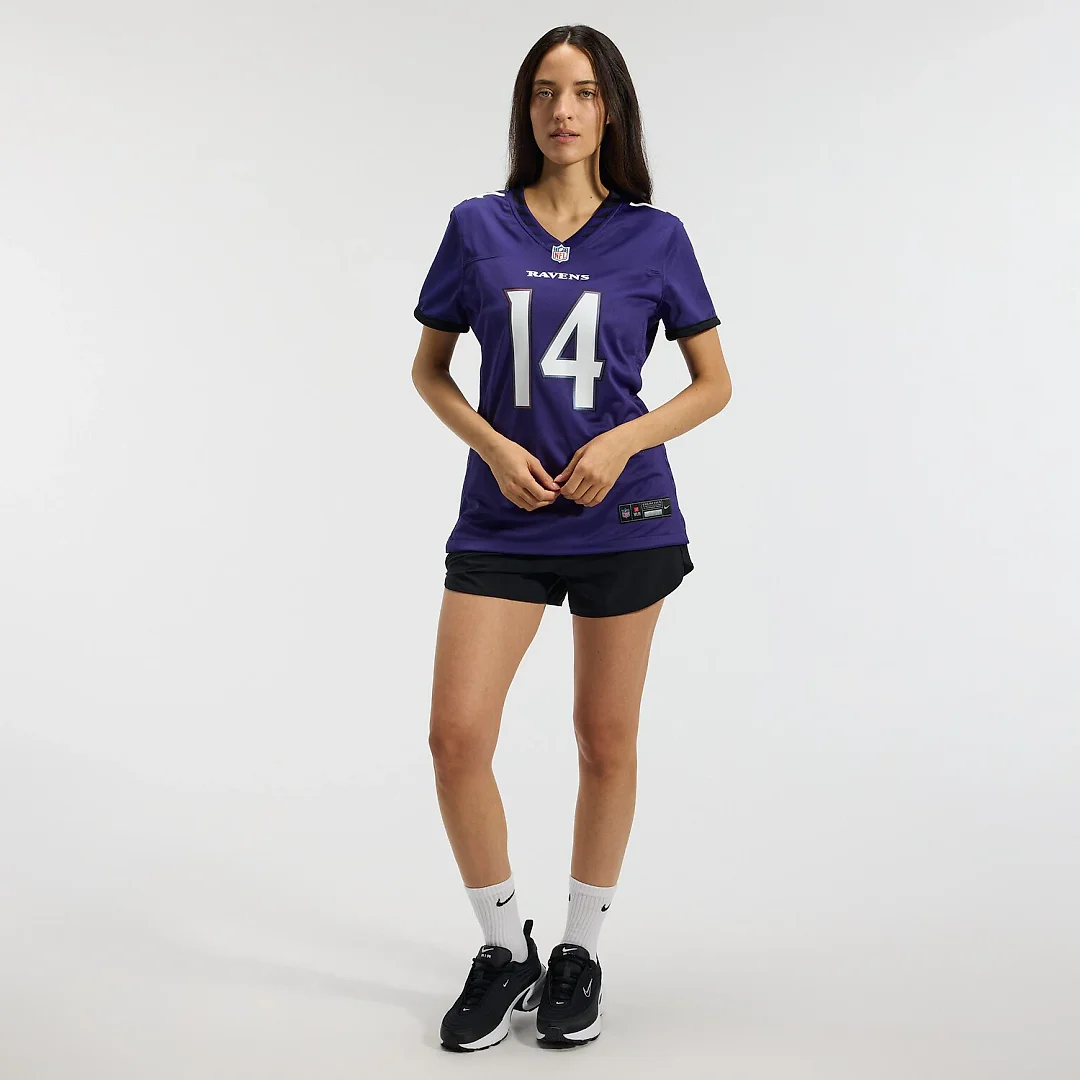 Zennovawear Kyle Hamilton Baltimore Ravens Women's Team Game Jersey - Purple