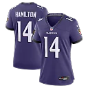 Zennovawear Kyle Hamilton Baltimore Ravens Women's Team Game Jersey - Purple