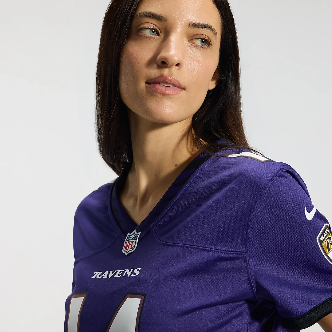 Zennovawear Kyle Hamilton Baltimore Ravens Women's Team Game Jersey - Purple
