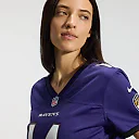 Zennovawear Kyle Hamilton Baltimore Ravens Women's Team Game Jersey - Purple