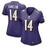 Zennovawear Kyle Hamilton Baltimore Ravens Women's Player Game Jersey - Purple