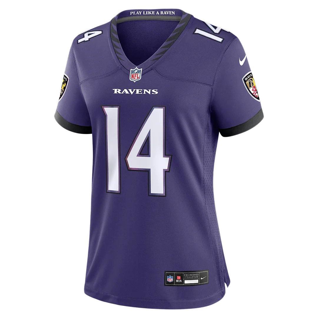 Zennovawear Kyle Hamilton Baltimore Ravens Women's Team Game Jersey - Purple