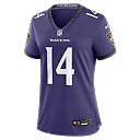 Zennovawear Kyle Hamilton Baltimore Ravens Women's Team Game Jersey - Purple