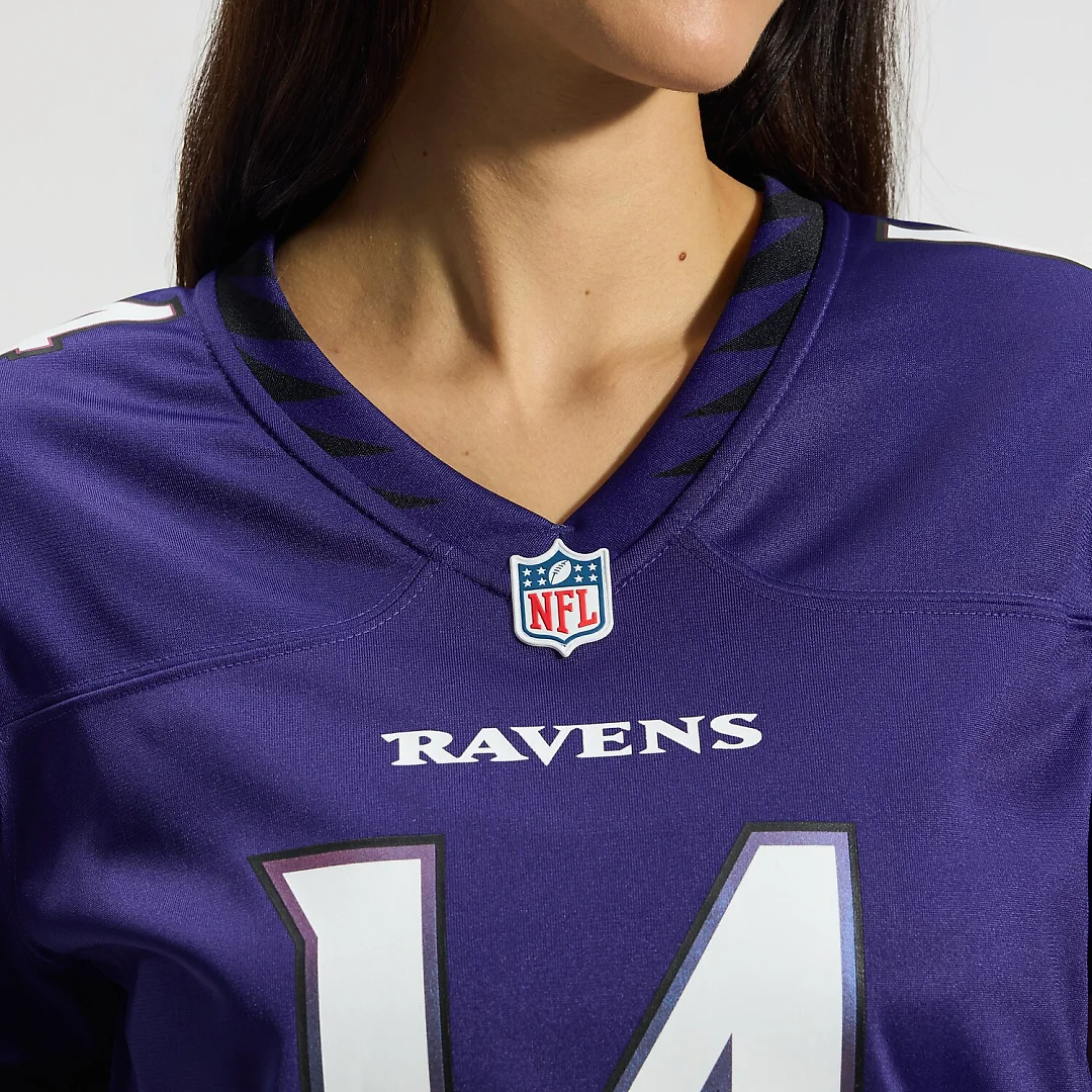 Zennovawear Kyle Hamilton Baltimore Ravens Women's Team Game Jersey - Purple