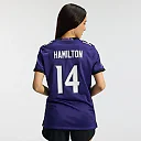 Zennovawear Kyle Hamilton Baltimore Ravens Women's Team Game Jersey - Purple