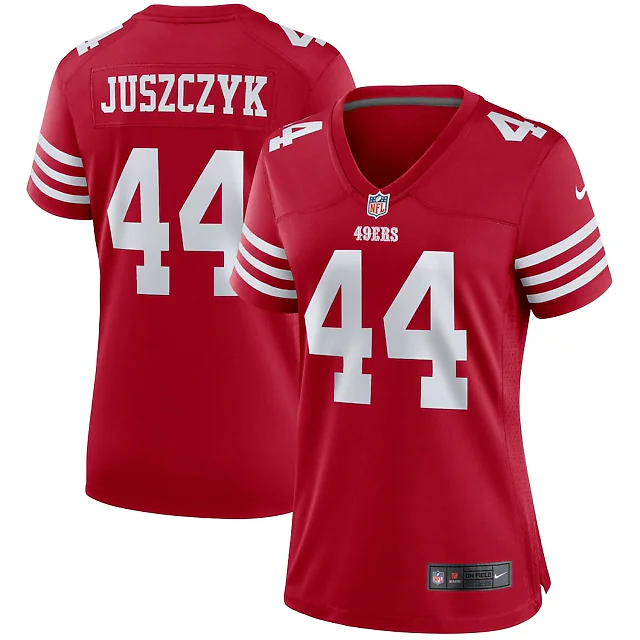 Zennovawear Kyle Juszczyk San Francisco 49ers Women's Player Game Jersey - Scarlet