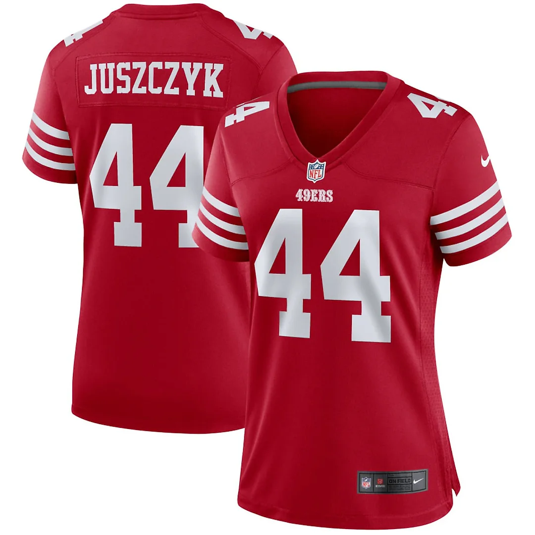 Zennovawear Kyle Juszczyk San Francisco 49ers Women's Player Game Jersey - Scarlet