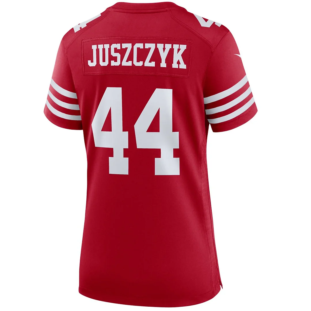 Zennovawear Kyle Juszczyk San Francisco 49ers Women's Player Game Jersey - Scarlet