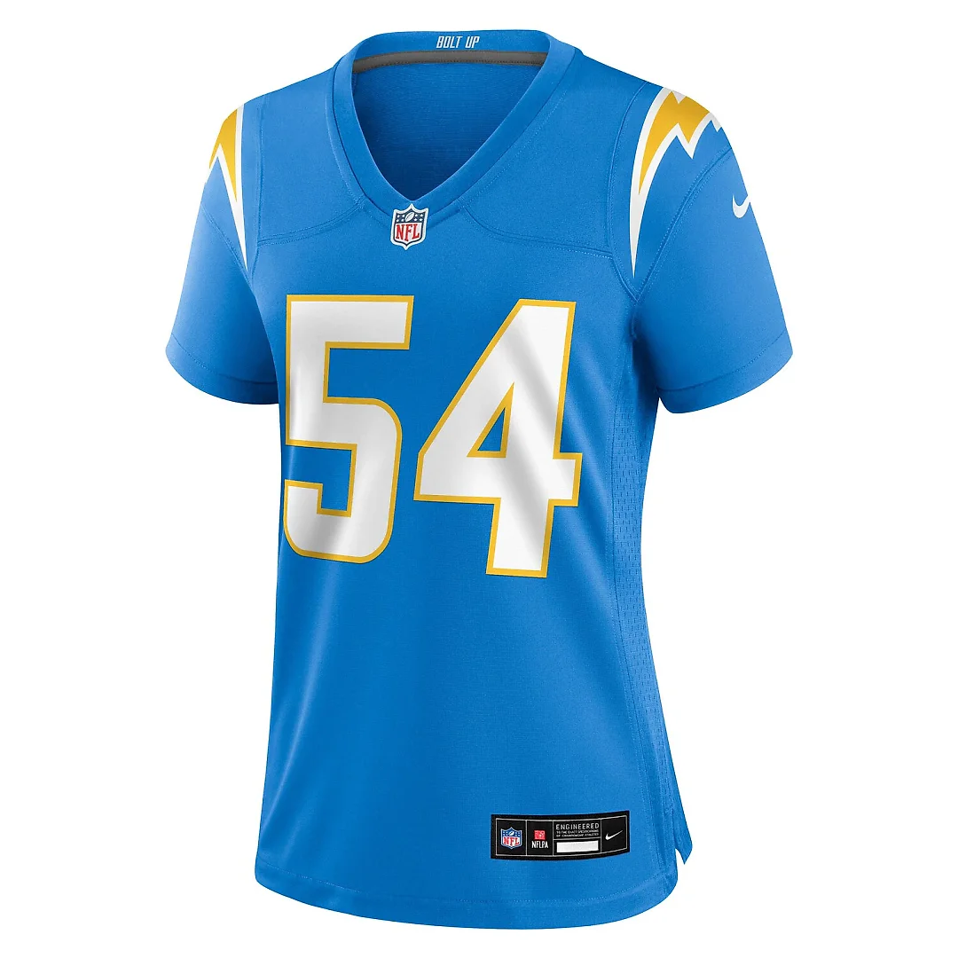 Zennovawear Kyle Kennard Los Angeles Chargers Women's Team Game Jersey - Powder Blue
