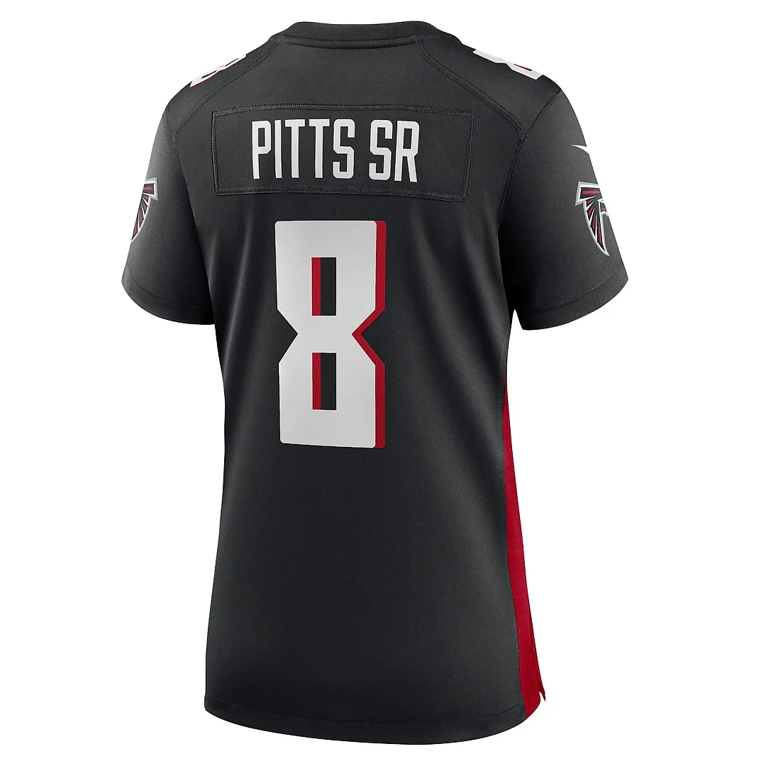 Zennovawear Kyle Pitts Sr. Atlanta Falcons Women's Game Jersey - Black