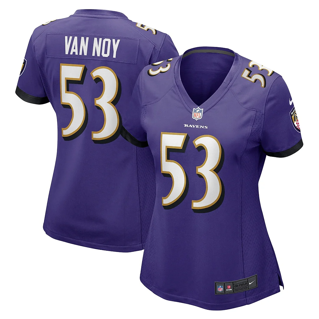 Zennovawear Kyle Van Noy Baltimore Ravens Women's Game Jersey - Purple