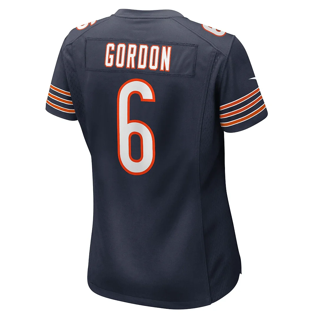 Zennovawear Kyler Gordon Chicago Bears Women's Game Player Jersey - Navy