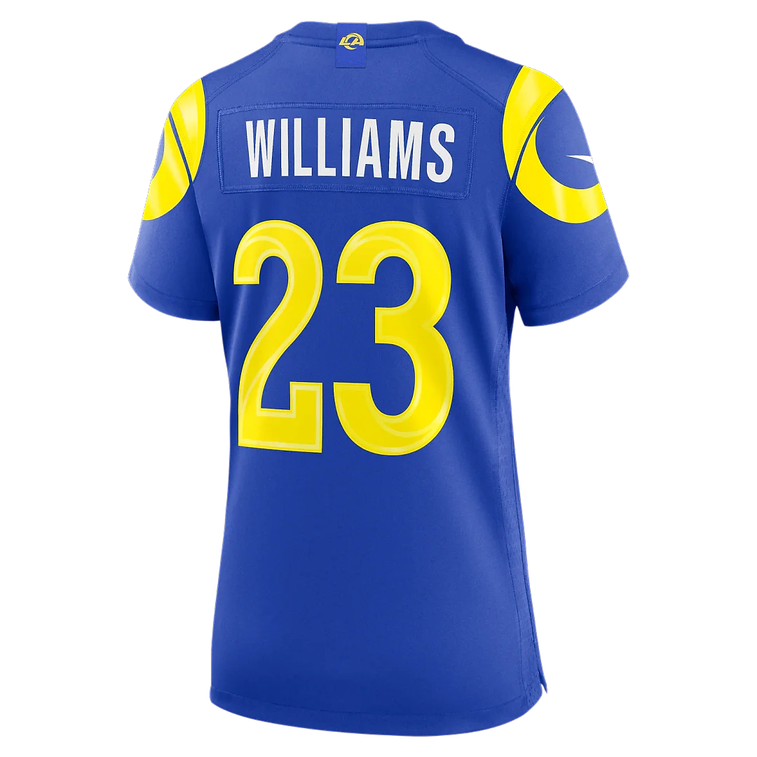Zennovawear Kyren Williams Los Angeles Rams Women's Game Jersey - Royal