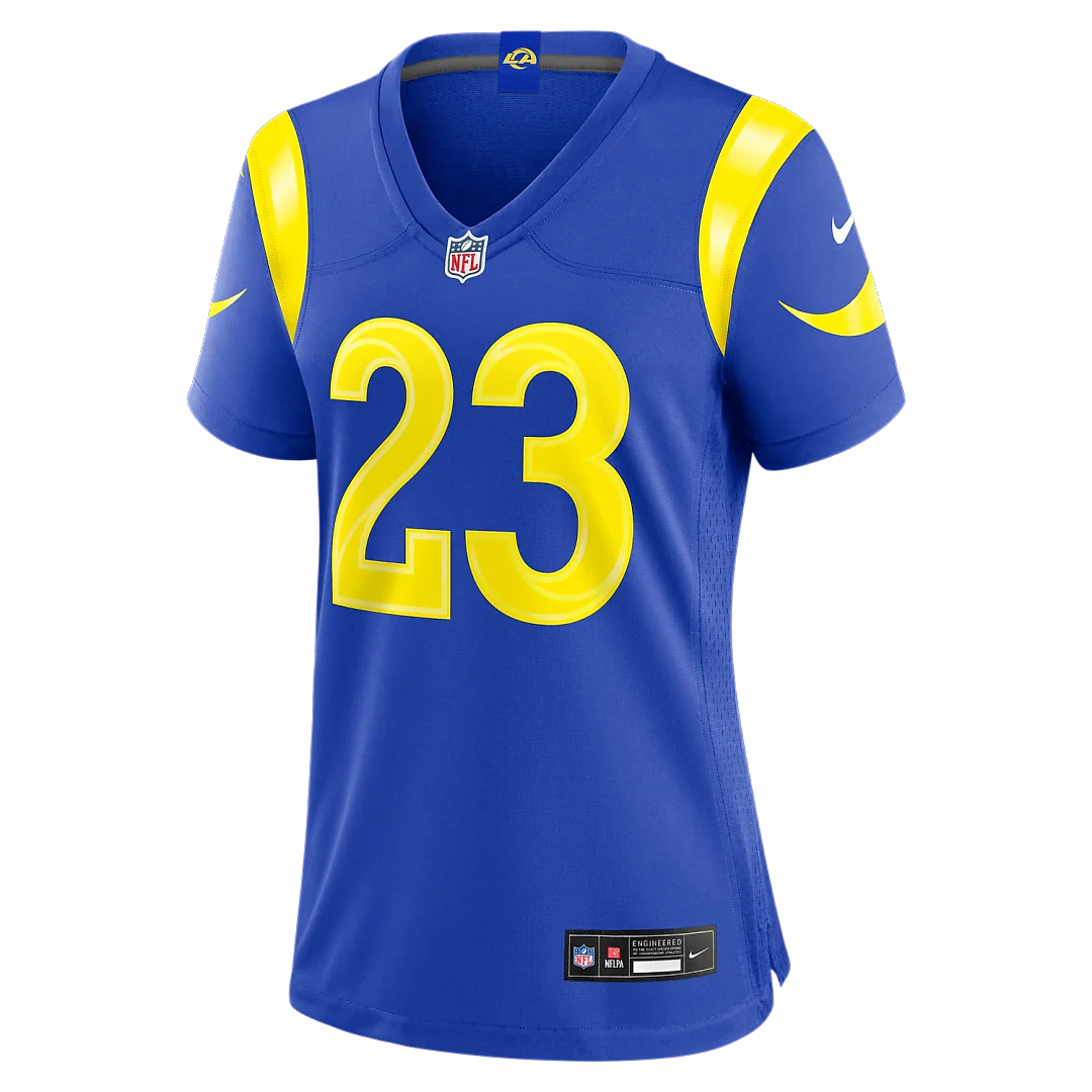 Zennovawear Kyren Williams Los Angeles Rams Women's Game Jersey - Royal