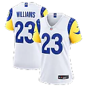 Zennovawear Kyren Williams Los Angeles Rams Women's Game Jersey - White