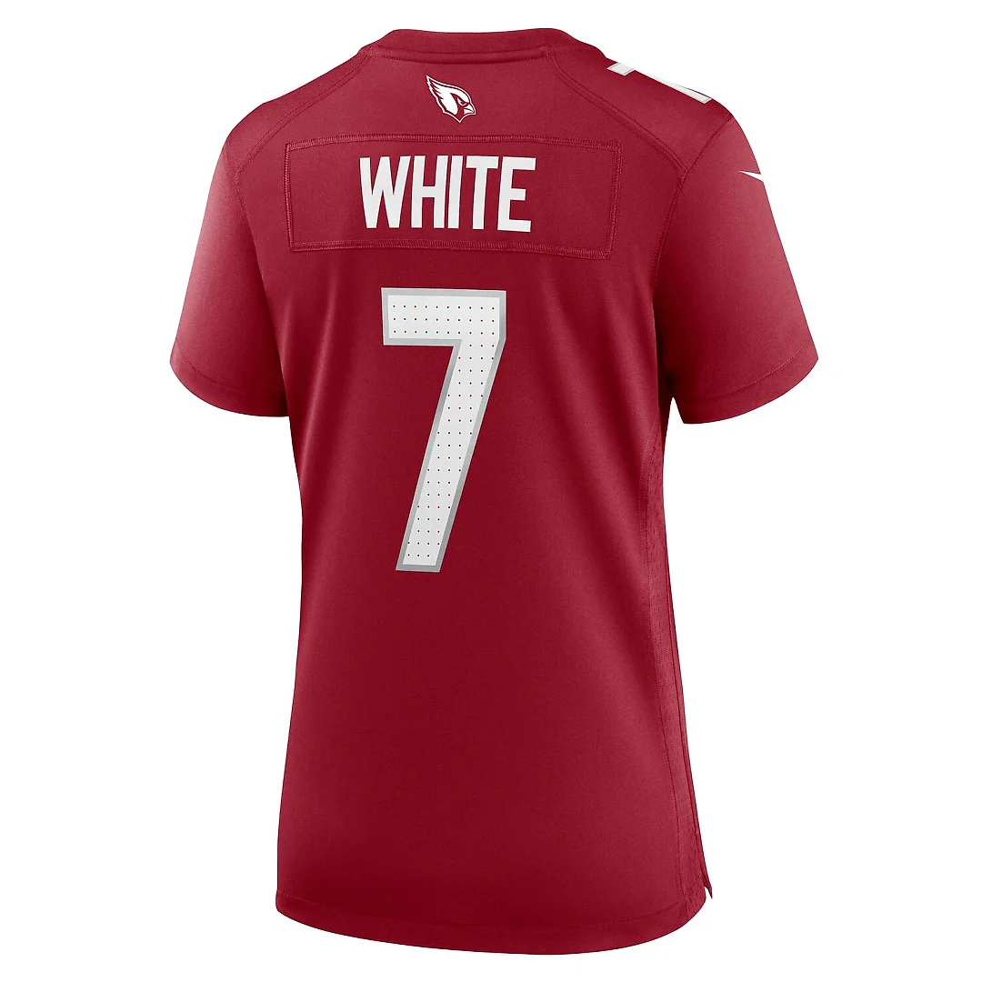 Zennovawear Kyzir White Arizona Cardinals Women's Team Game Jersey - Cardinal