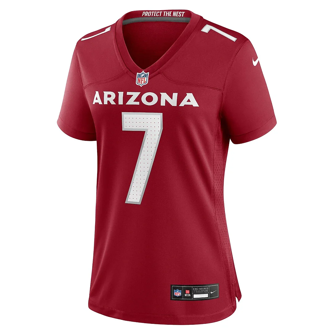 Zennovawear Kyzir White Arizona Cardinals Women's Team Game Jersey - Cardinal