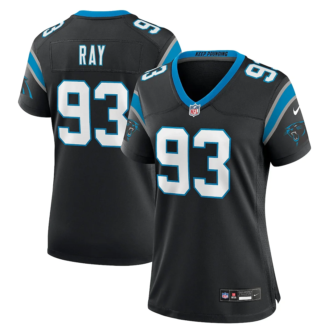 Zennovawear LaBryan Ray Carolina Panthers Women's Team Game Jersey - Black
