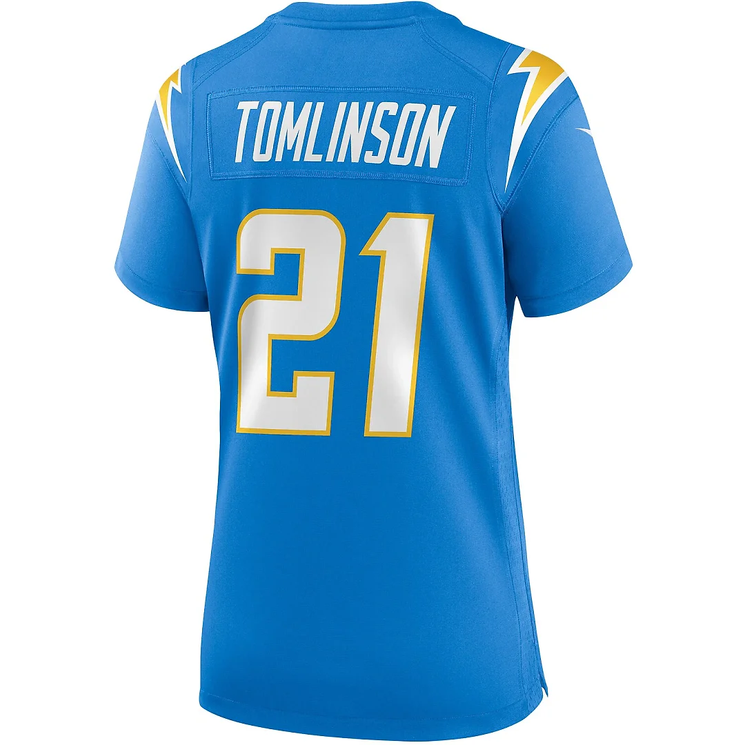 Zennovawear LaDainian Tomlinson Los Angeles Chargers Women's Game Retired Player Jersey - Powder Blue