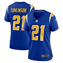 Zennovawear LaDainian Tomlinson Los Angeles Chargers Women's Retired Game Jersey - Royal