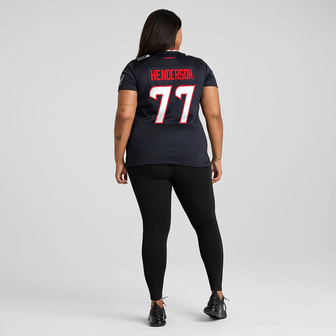 Zennovawear LaDarius Henderson Houston Texans Women's Game Jersey - Navy