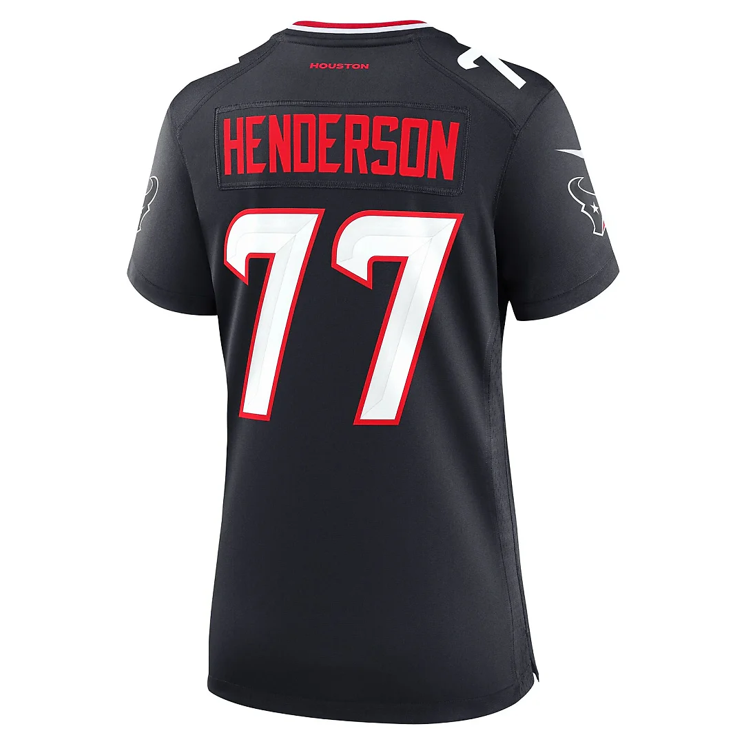 Zennovawear LaDarius Henderson Houston Texans Women's Game Jersey - Navy