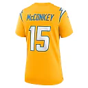 Zennovawear Ladd McConkey Los Angeles Chargers Women's Alternate Charger Power Game Jersey - Gold