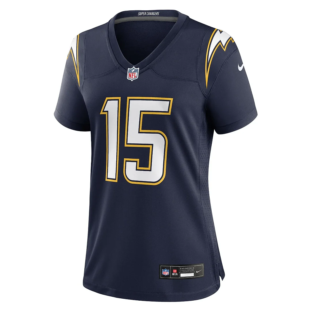 Zennovawear Ladd McConkey Los Angeles Chargers Women's Alternate Super Chargers Game Jersey - Navy