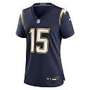 Zennovawear Ladd McConkey Los Angeles Chargers Women's Alternate Super Chargers Game Jersey - Navy