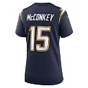 Zennovawear Ladd McConkey Los Angeles Chargers Women's Alternate Super Chargers Game Jersey - Navy