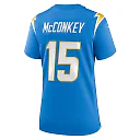 Zennovawear Ladd McConkey Los Angeles Chargers Women's Game Jersey - Powder Blue
