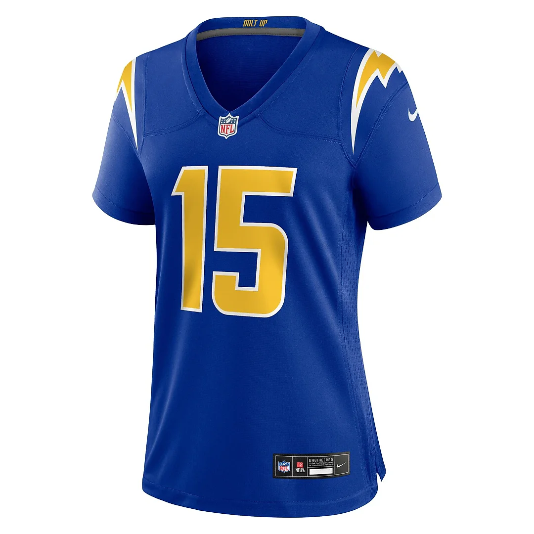 Zennovawear Ladd McConkey Los Angeles Chargers Women's Alternate Game Jersey - Royal