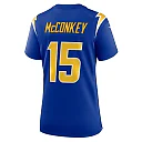 Zennovawear Ladd McConkey Los Angeles Chargers Women's Alternate Game Jersey - Royal