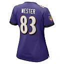 Zennovawear LaJohntay Wester Baltimore Ravens Women's Team Game Jersey - Purple