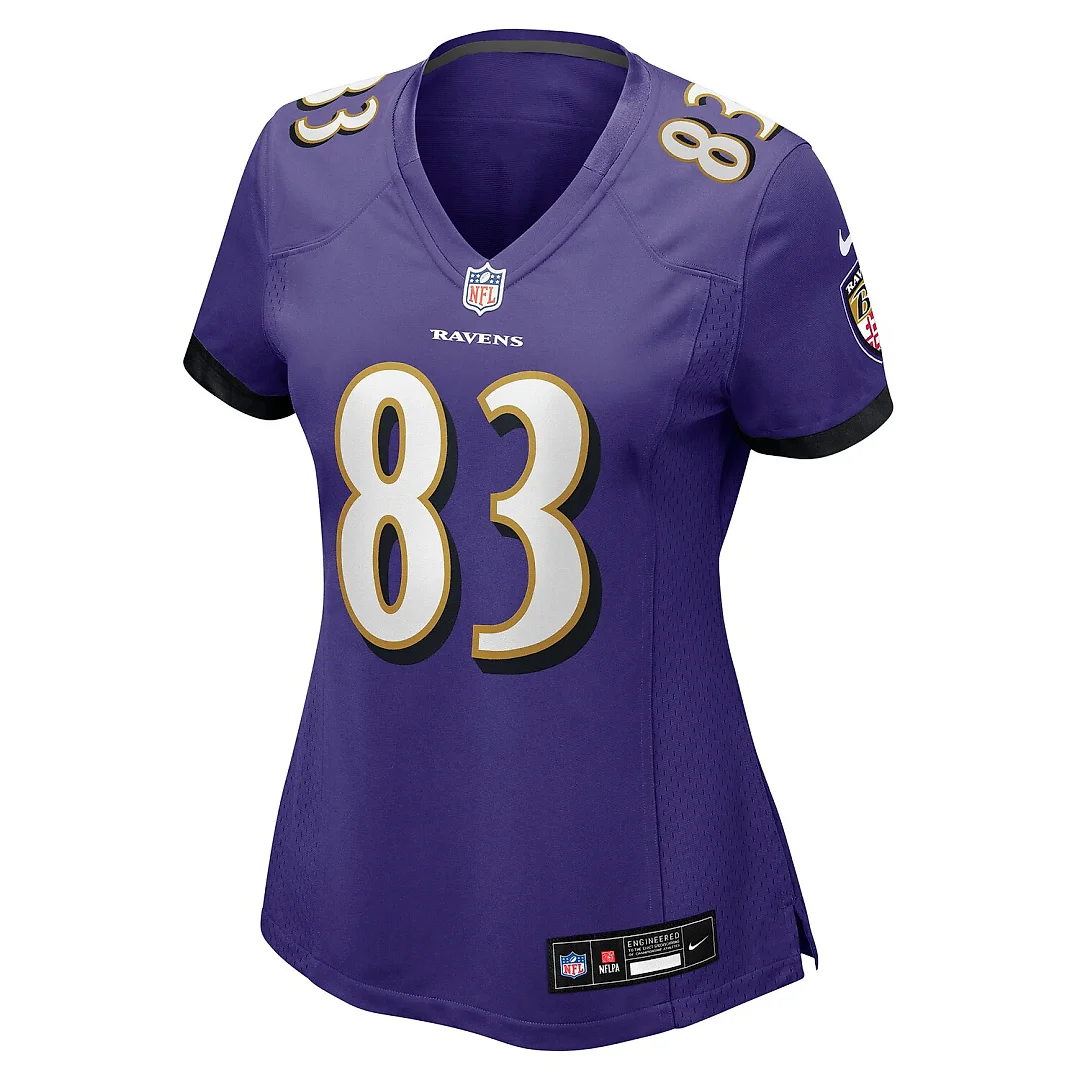 Zennovawear LaJohntay Wester Baltimore Ravens Women's Team Game Jersey - Purple