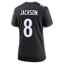 Zennovawear Lamar Jackson Baltimore Ravens Women's Alternate Game Jersey - Black