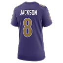 Zennovawear Lamar Jackson Baltimore Ravens Women's Alternate Game Jersey - Purple