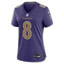 Zennovawear Lamar Jackson Baltimore Ravens Women's Alternate Game Jersey - Purple