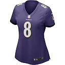 Zennovawear Lamar Jackson Baltimore Ravens Women's Game Jersey - Purple