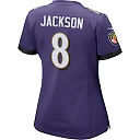 Zennovawear Lamar Jackson Baltimore Ravens Women's Game Jersey - Purple