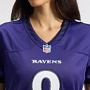 Zennovawear Lamar Jackson Baltimore Ravens Women's Team Game Jersey - Purple