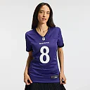 Zennovawear Lamar Jackson Baltimore Ravens Women's Team Game Jersey - Purple
