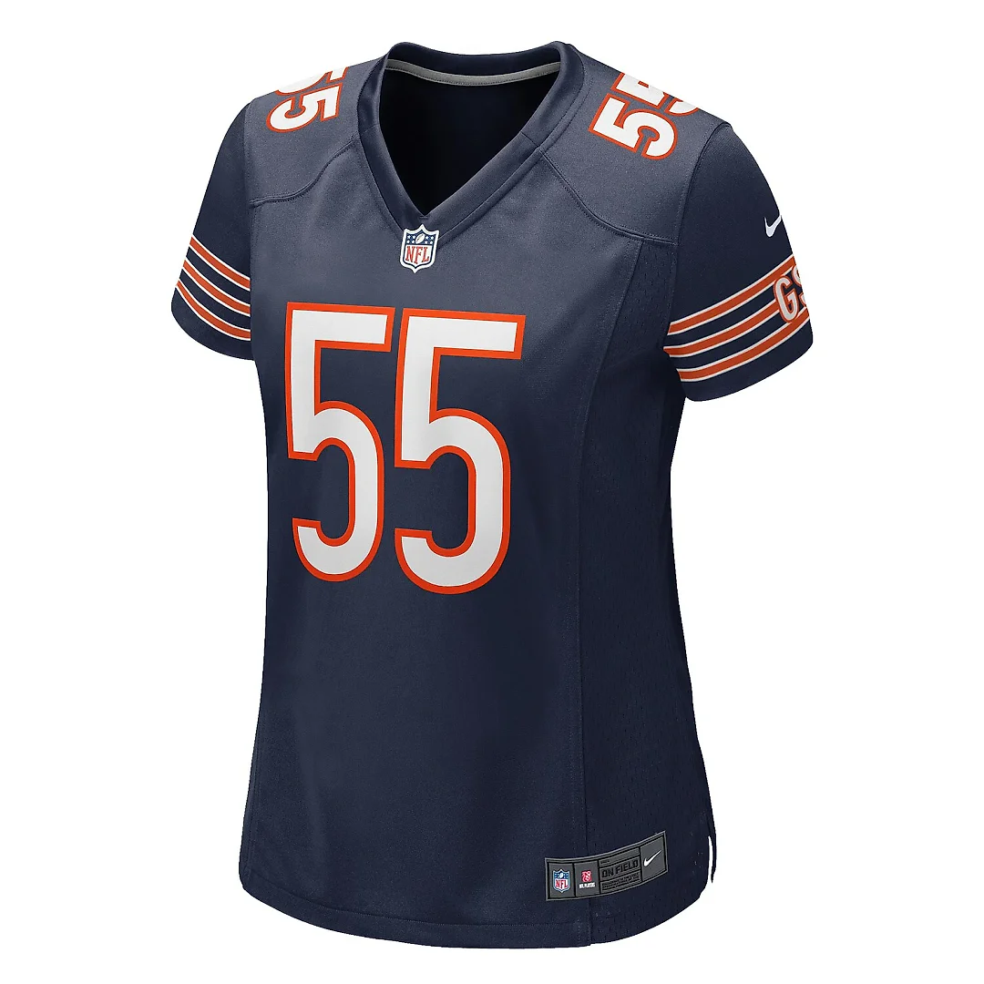 Zennovawear Lance Briggs Chicago Bears Women's Game Retired Player Jersey - Navy