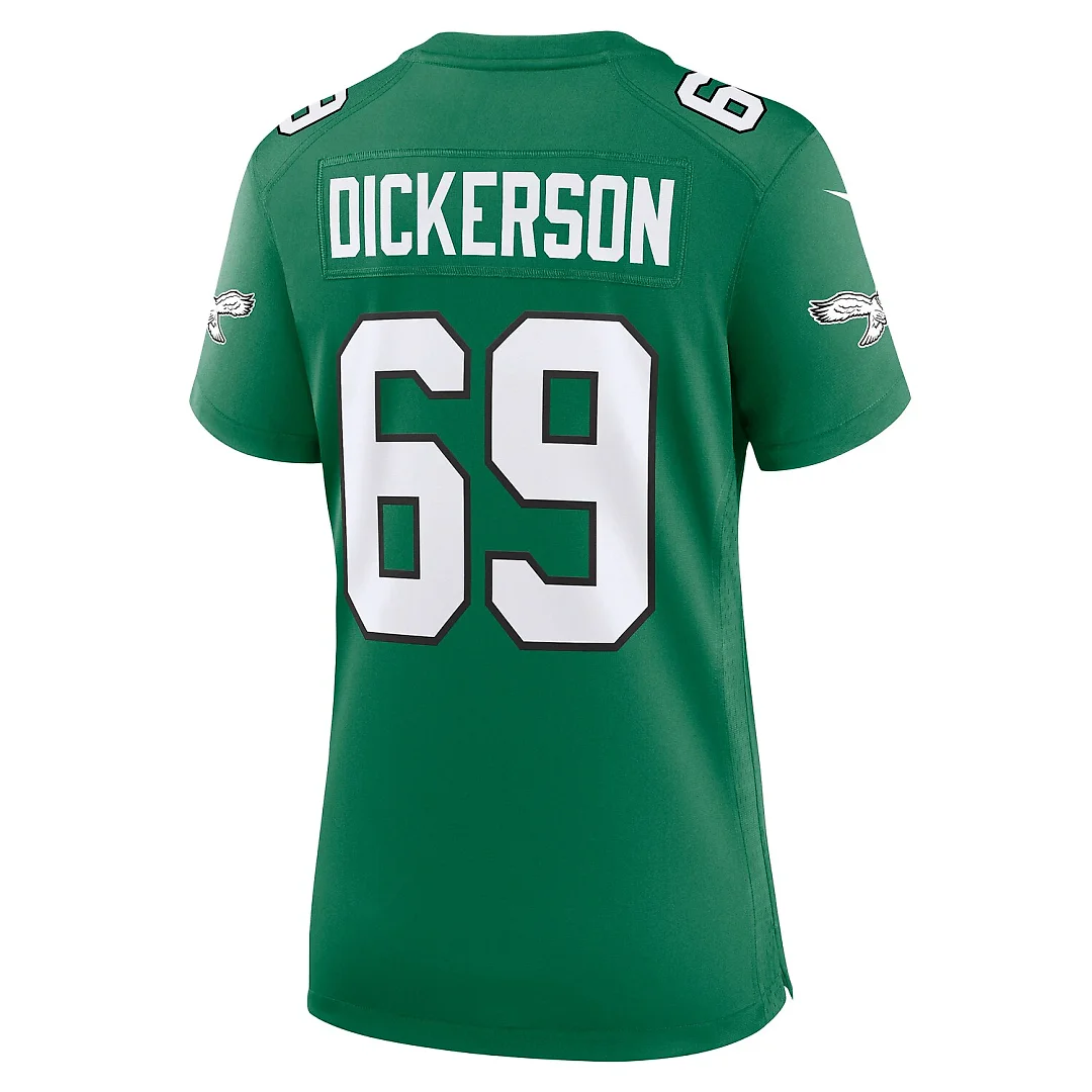 Zennovawear Landon Dickerson Philadelphia Eagles Women's Alternate Game Jersey - Kelly Green