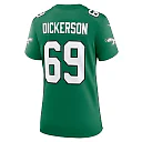 Zennovawear Landon Dickerson Philadelphia Eagles Women's Alternate Game Jersey - Kelly Green