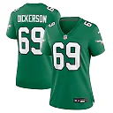 Zennovawear Landon Dickerson Philadelphia Eagles Women's Alternate Game Jersey - Kelly Green