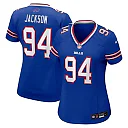 Zennovawear Landon Jackson Buffalo Bills Women's Team Game Jersey - Royal
