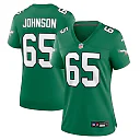 Zennovawear Lane Johnson Philadelphia Eagles Women's Alternate Game Jersey - Kelly Green