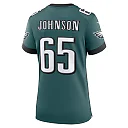 Zennovawear Lane Johnson Philadelphia Eagles Women's Team Game Jersey - Midnight Green